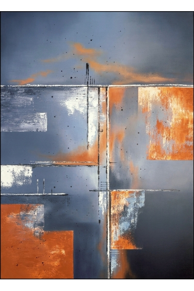 SOUND OF SILENCE II 140x100 cm NOWOCZESNY OBRAZ NAMALOWANY NA PŁÓTNIE